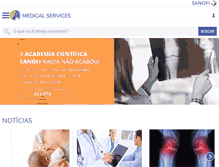 Tablet Screenshot of medicalservices.com.br